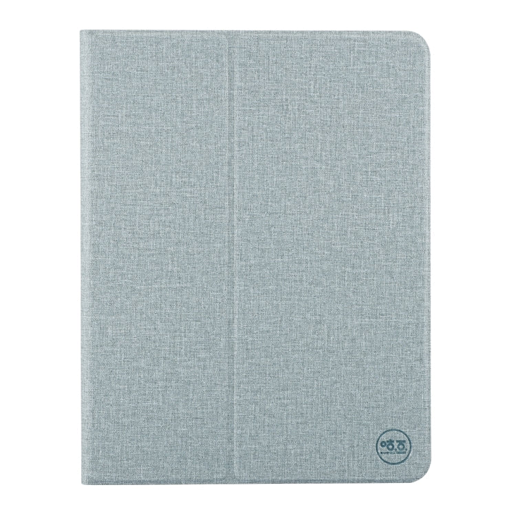 Fine Cloth Pattern Flat Leather Case for iPad Pro 11 inch 2018, with Business Pen Slot
