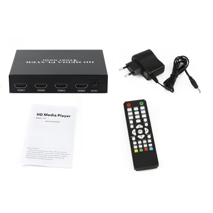 Four-way HDMI HD Player 1080P Demo Device Distributor USB Flash Drive Video AD Player