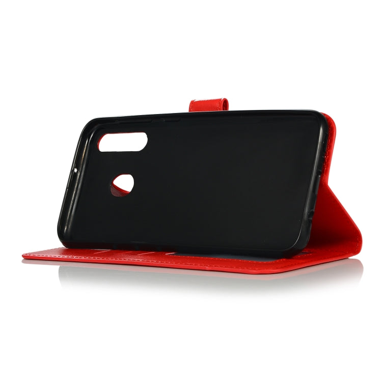 Crazy Horse Texture Horizontal Flip Leather Case with Holder & Card Slots & Wallet & Photo Frame for Galaxy  A40