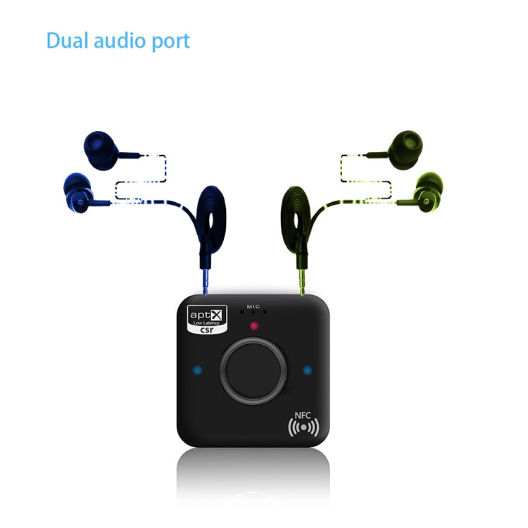 B7 Plus Bluetooth 4.2 NFC Wireless Bluetooth Audio Receiver Aptx Speaker with High Fidelity