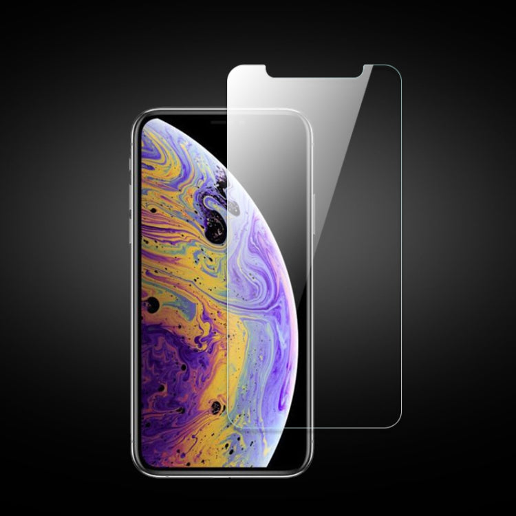 For iPhone XS Max 10pcs mocolo 0.33mm 9H 2.5D Tempered Glass Film (Transparent)