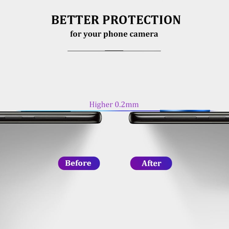 mocolo 0.15mm 9H 2.5D Round Edge Rear Camera Lens Tempered Glass Film for Samsung Galaxy A70 (Transparent)