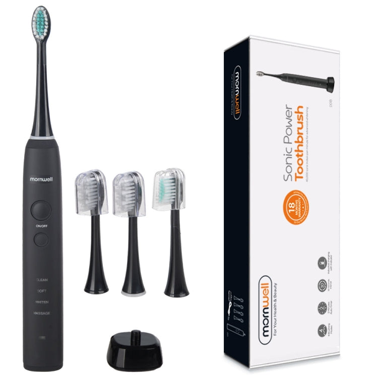 IPX7 Waterproof Rechargeable Adult Sonic Pulse Electric Toothbrush,  US Plug