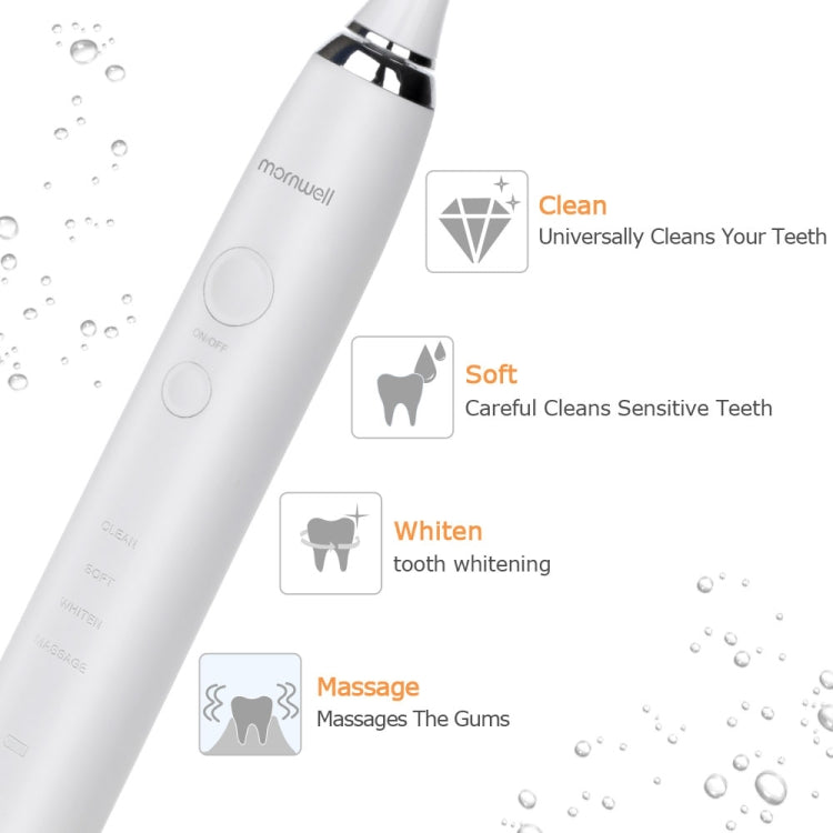 IPX7 Waterproof Rechargeable Adult Sonic Pulse Electric Toothbrush,  US Plug