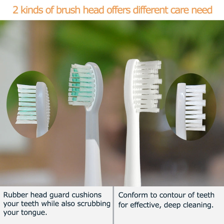 IPX7 Waterproof Rechargeable Adult Sonic Pulse Electric Toothbrush,  US Plug