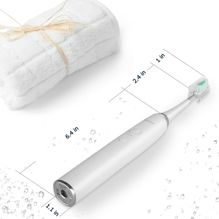 IPX7 Waterproof Rechargeable Adult Sonic Pulse Electric Toothbrush,  US Plug