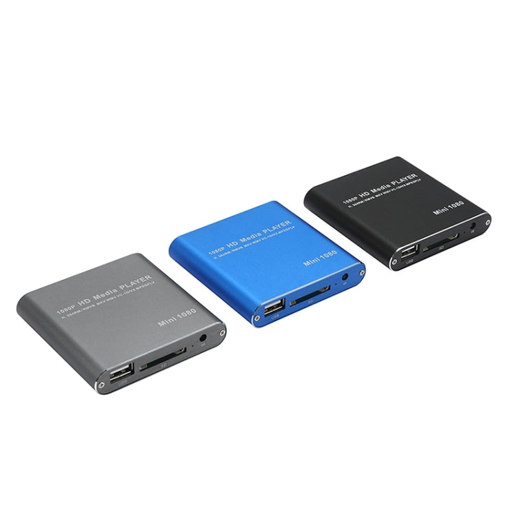 MINI 1080P Full HD Media USB HDD SD/MMC Card Player Box, EU Plug