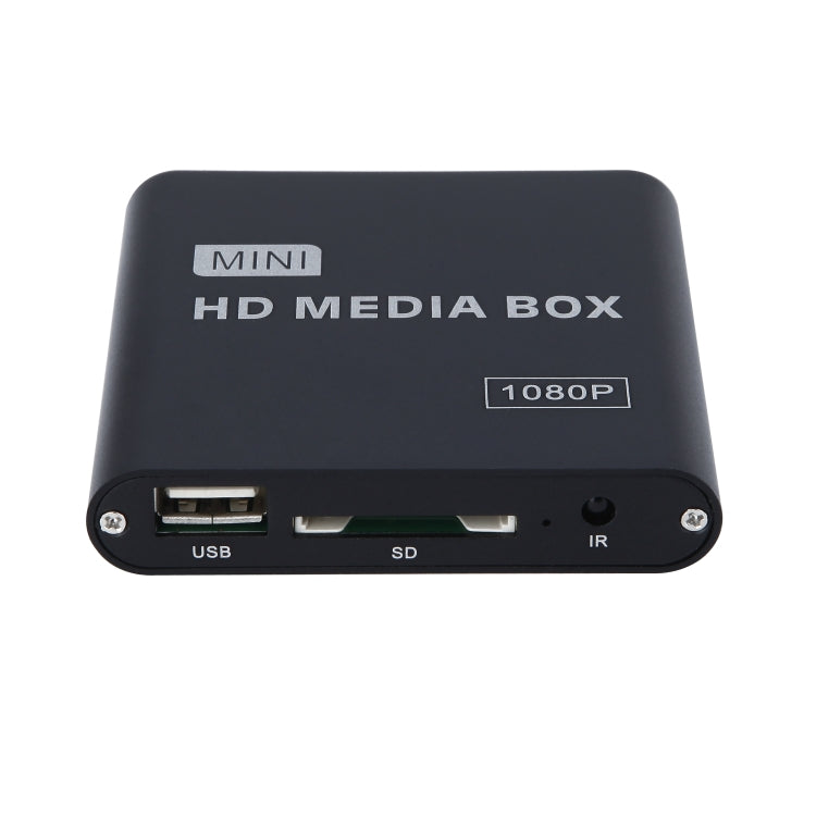 1080P Video Hard Disk Player Multimedia U Disk HDMI High Definition AV Video Advertising Machine Player Box, EU Plug
