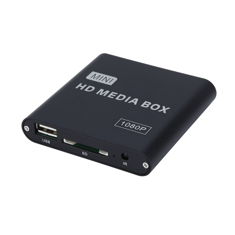 1080P Video Hard Disk Player Multimedia U Disk HDMI High Definition AV Video Advertising Machine Player Box, US Plug