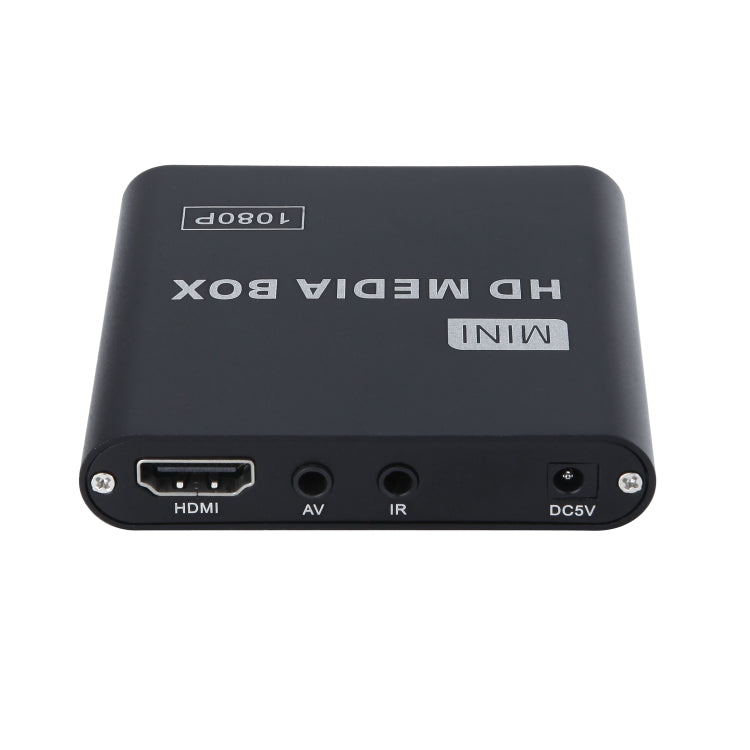 1080P Video Hard Disk Player Multimedia U Disk HDMI High Definition AV Video Advertising Machine Player Box, US Plug