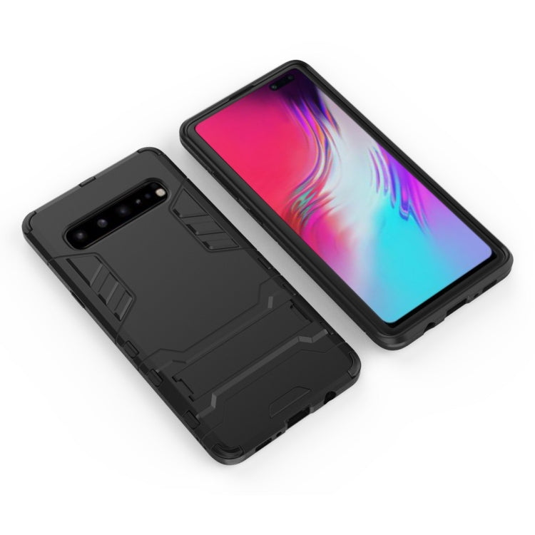 Shockproof PC + TPU Case for Galaxy S10 5G, with Holder