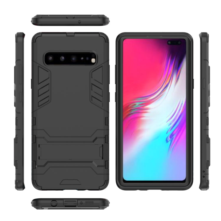 Shockproof PC + TPU Case for Galaxy S10 5G, with Holder