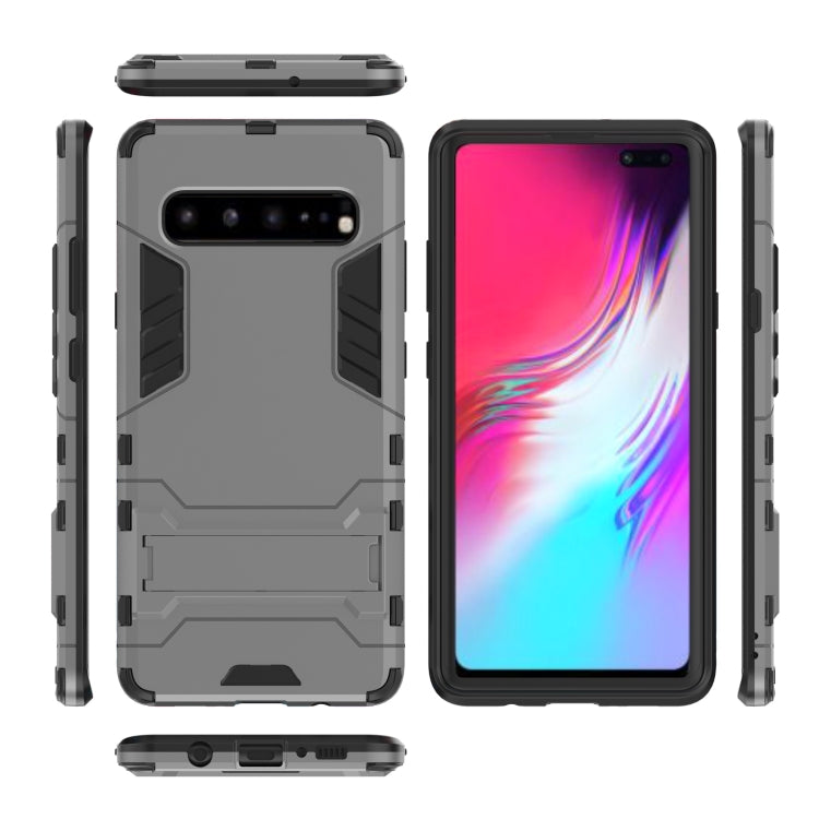 Shockproof PC + TPU Case for Galaxy S10 5G, with Holder