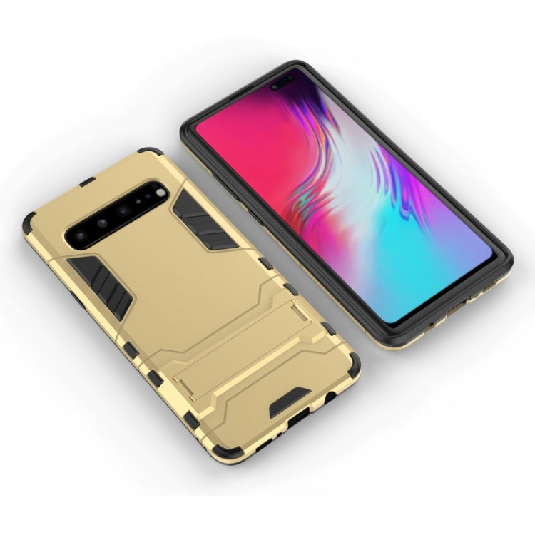 Shockproof PC + TPU Case for Galaxy S10 5G, with Holder