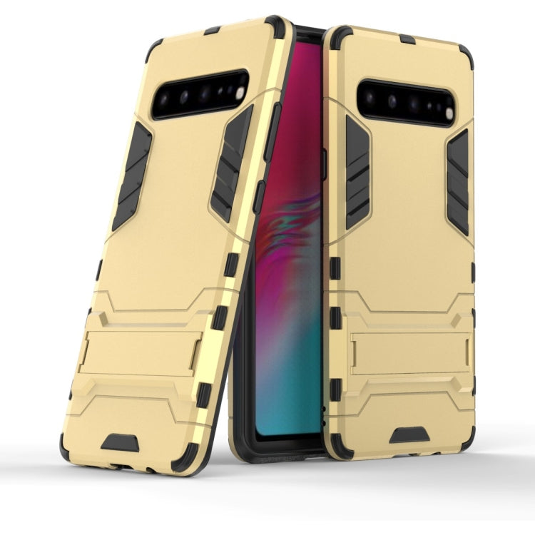 Shockproof PC + TPU Case for Galaxy S10 5G, with Holder