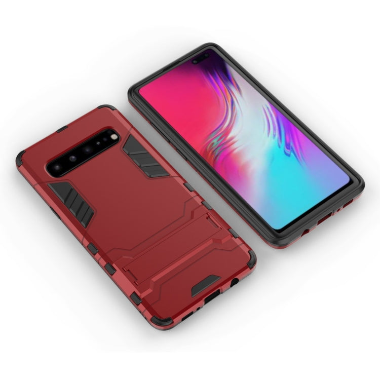 Shockproof PC + TPU Case for Galaxy S10 5G, with Holder