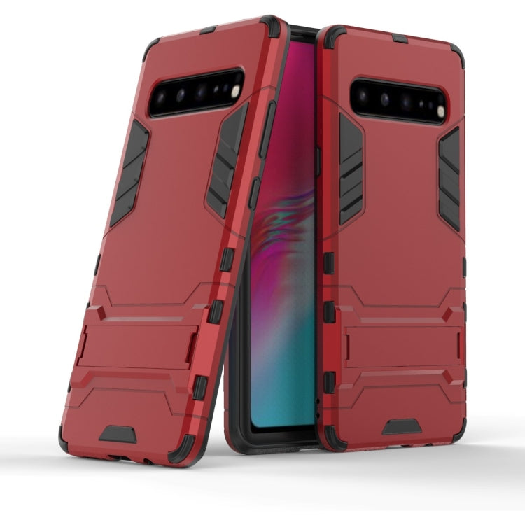 Shockproof PC + TPU Case for Galaxy S10 5G, with Holder