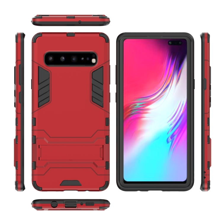 Shockproof PC + TPU Case for Galaxy S10 5G, with Holder