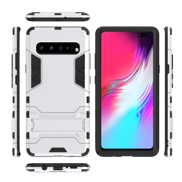 Shockproof PC + TPU Case for Galaxy S10 5G, with Holder
