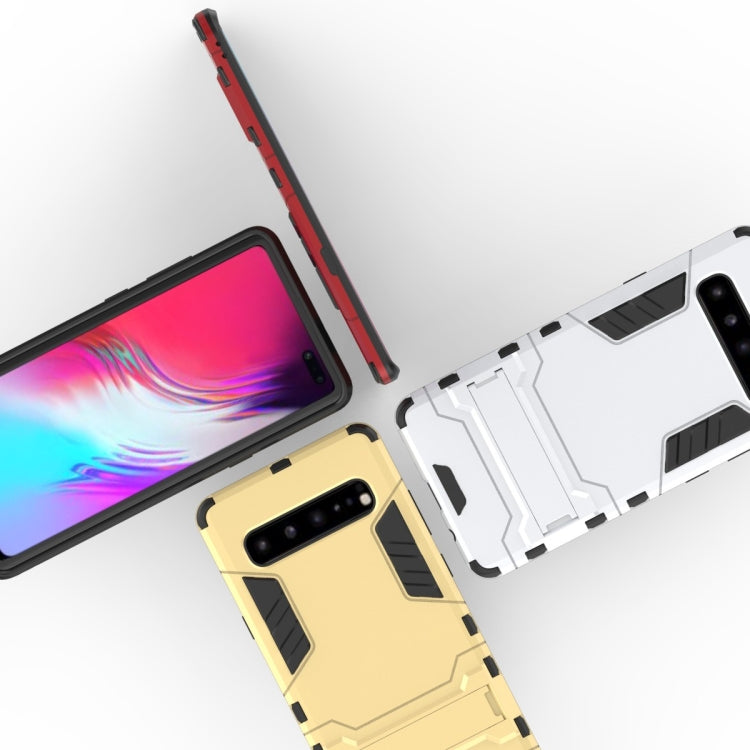 Shockproof PC + TPU Case for Galaxy S10 5G, with Holder
