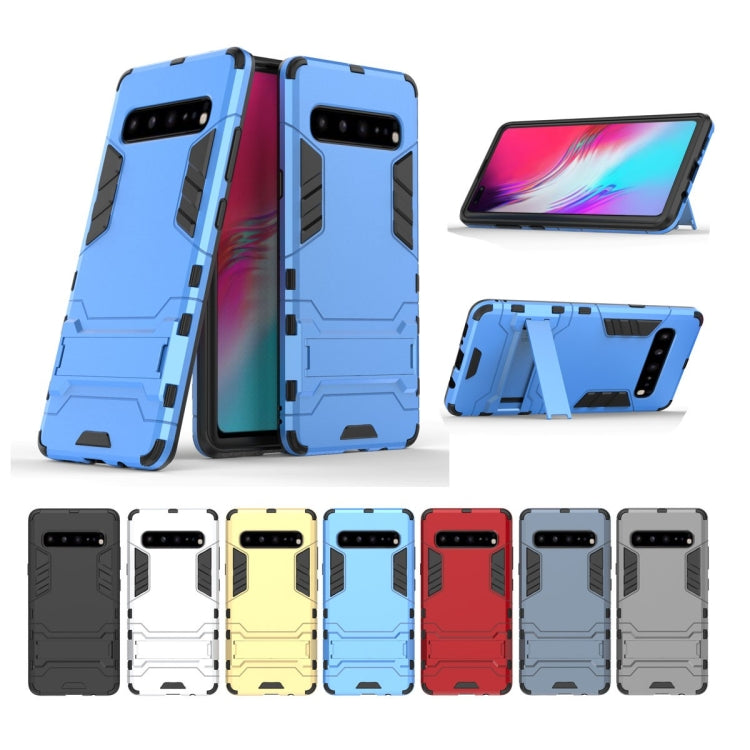 Shockproof PC + TPU Case for Galaxy S10 5G, with Holder