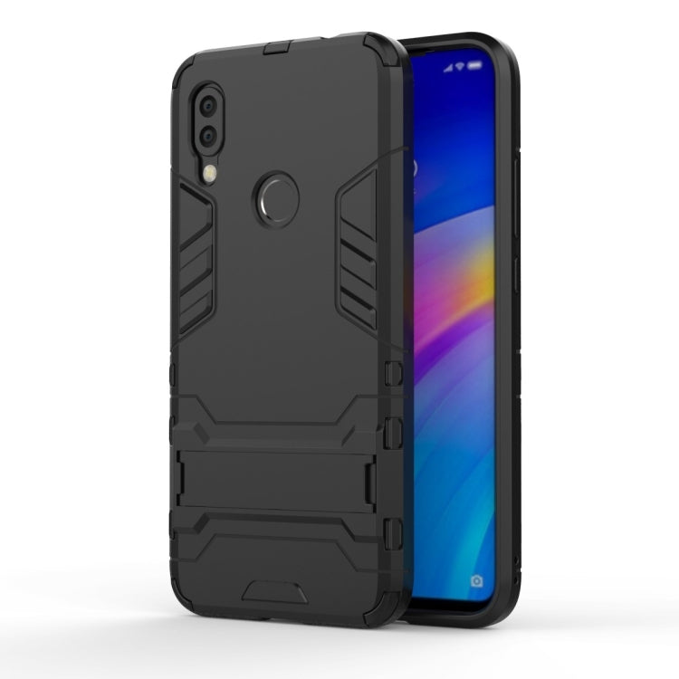 Shockproof PC + TPU Case for Xiaomi Redmi 7, with Holder