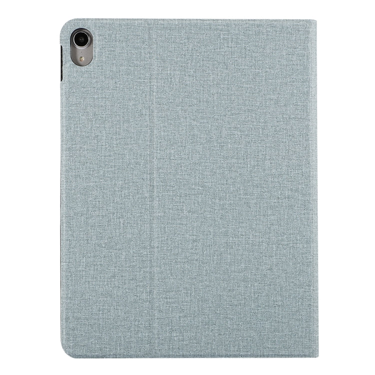Fine Cloth Pattern Flat Leather Case for iPad Pro 12.9 inch, with Business Pen Slot