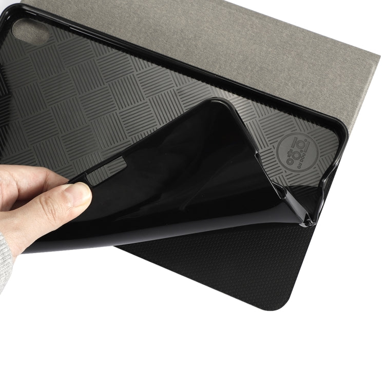 Fine Cloth Pattern Flat Leather Case for iPad Pro 12.9 inch, with Business Pen Slot