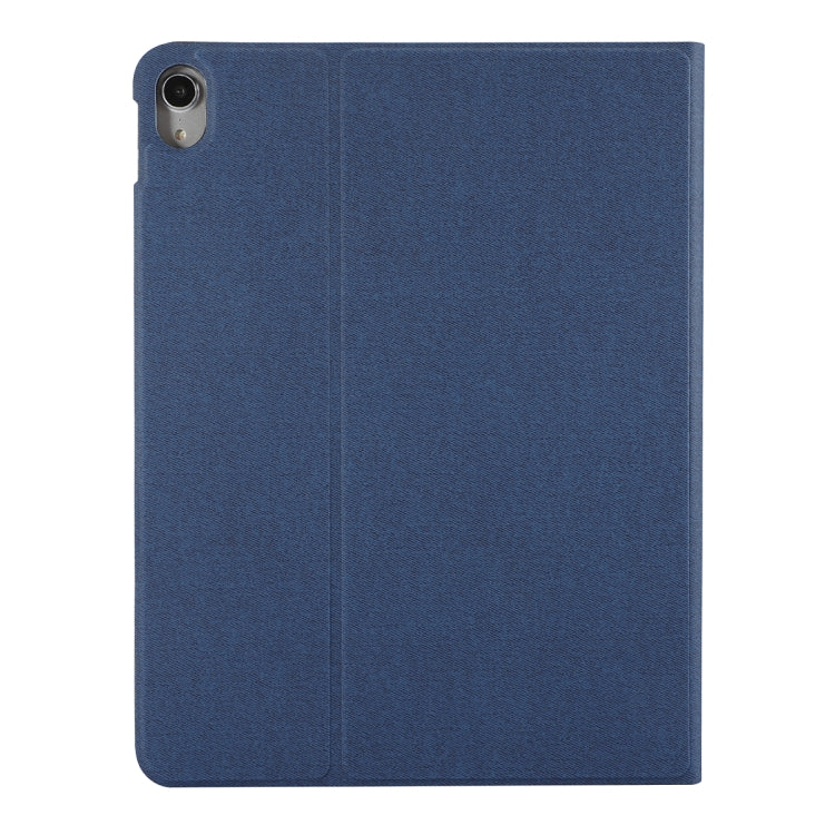 Fine Cloth Pattern Flat Leather Case for iPad Pro 12.9 inch, with Business Pen Slot