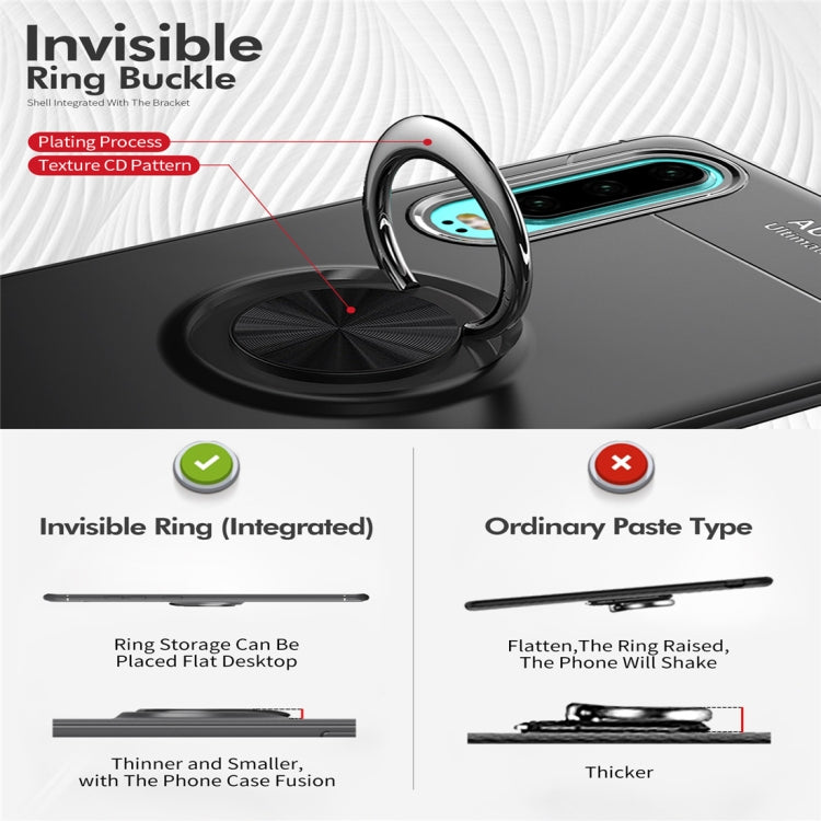 Metal Ring Holder 360 Degree Rotating TPU Case for Huawei P30