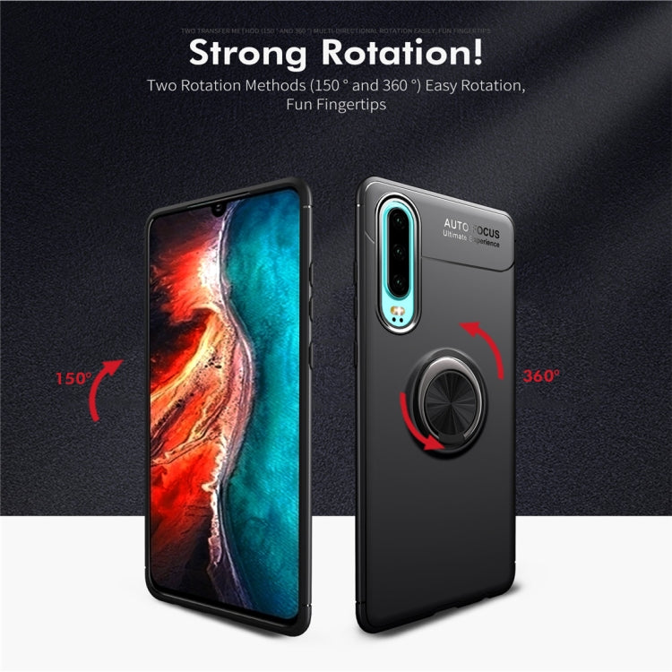 Metal Ring Holder 360 Degree Rotating TPU Case for Huawei P30