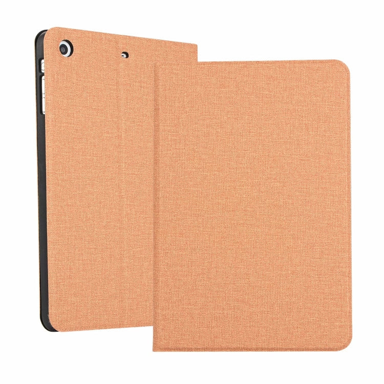 iPad Mini 1 / Mini 2 / Mini 3 Fabric Texture Horizontal Left and Right Open Solid Leather Case with Sleep Belt Bracket