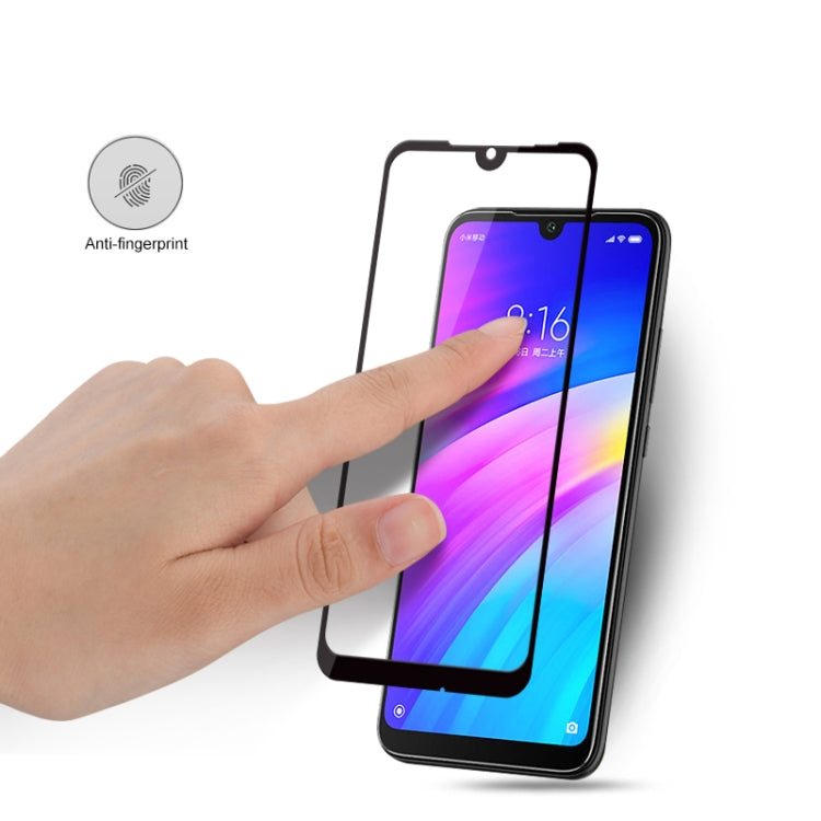 2 PCS mocolo 0.33mm 9H 2.5D Silk Print Tempered Glass Film for Xiaomi Redmi 7