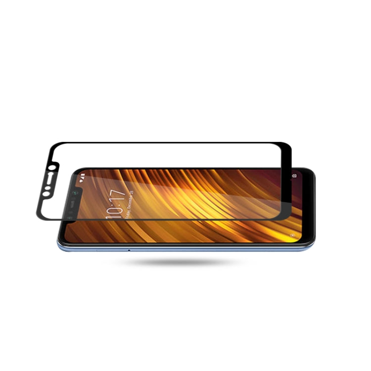 2 PCS mocolo 0.33mm 9H 2.5D Silk Print Tempered Glass Film for Xiaomi Pocophone F1
