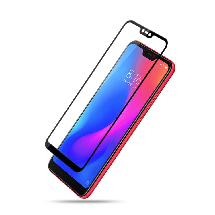 2 PCS mocolo 0.33mm 9H 2.5D Silk Print Tempered Glass Film for Xiaomi Redmi Note6