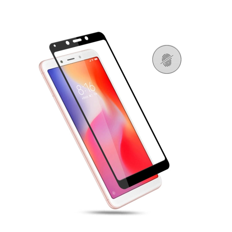 2 PCS mocolo 0.33mm 9H 2.5D Silk Print Tempered Glass Film for Xiaomi Redmi 6