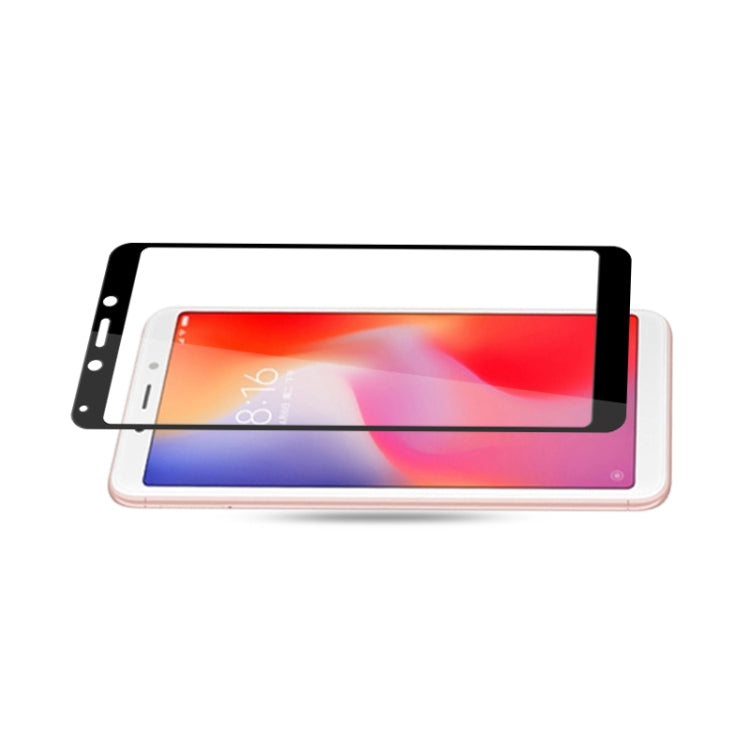 2 PCS mocolo 0.33mm 9H 2.5D Silk Print Tempered Glass Film for Xiaomi Redmi 6