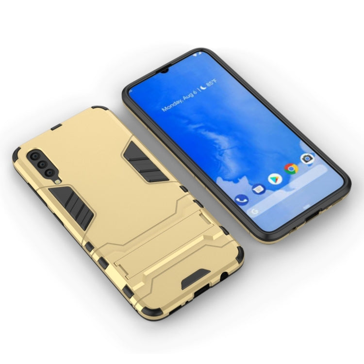 Shockproof PC + TPU Case for Samsung Galaxy A70, with Holder
