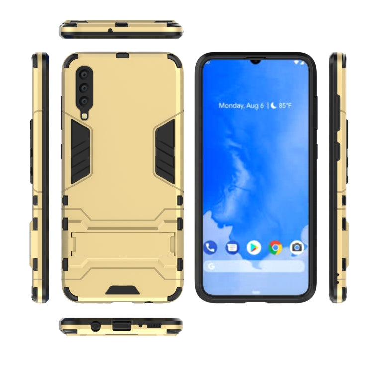 Shockproof PC + TPU Case for Samsung Galaxy A70, with Holder