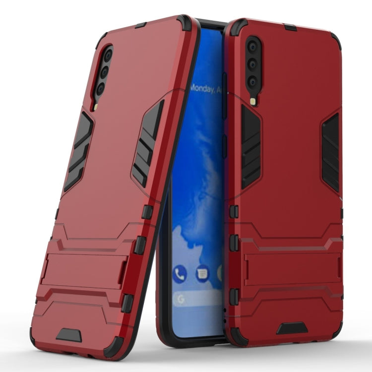 Shockproof PC + TPU Case for Samsung Galaxy A70, with Holder