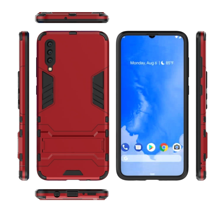 Shockproof PC + TPU Case for Samsung Galaxy A70, with Holder