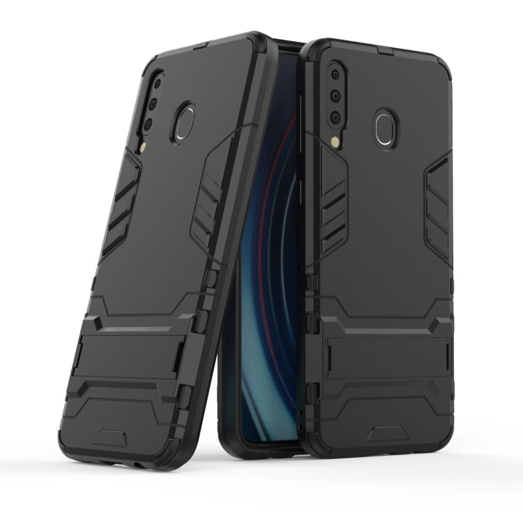 Shockproof PC + TPU Case for Galaxy M30, with Holder