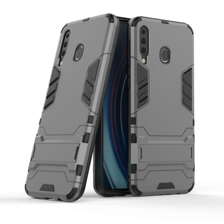 Shockproof PC + TPU Case for Galaxy M30, with Holder