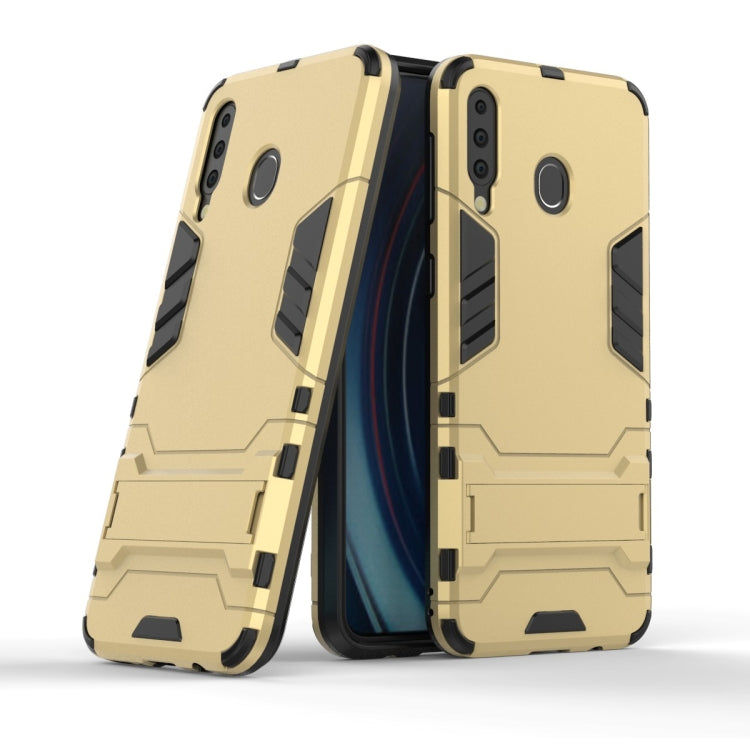 Shockproof PC + TPU Case for Galaxy M30, with Holder