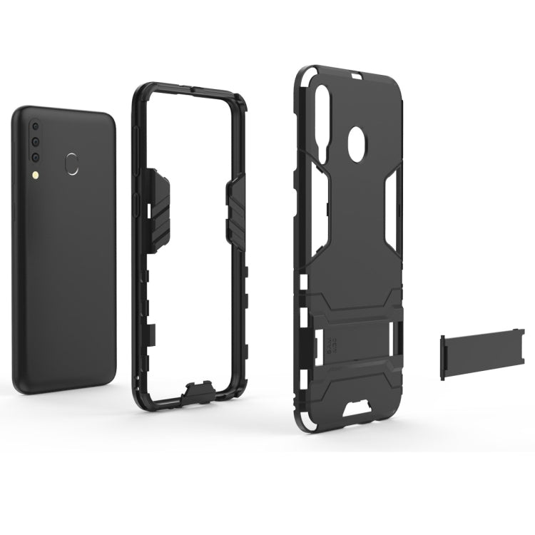 Shockproof PC + TPU Case for Galaxy M30, with Holder