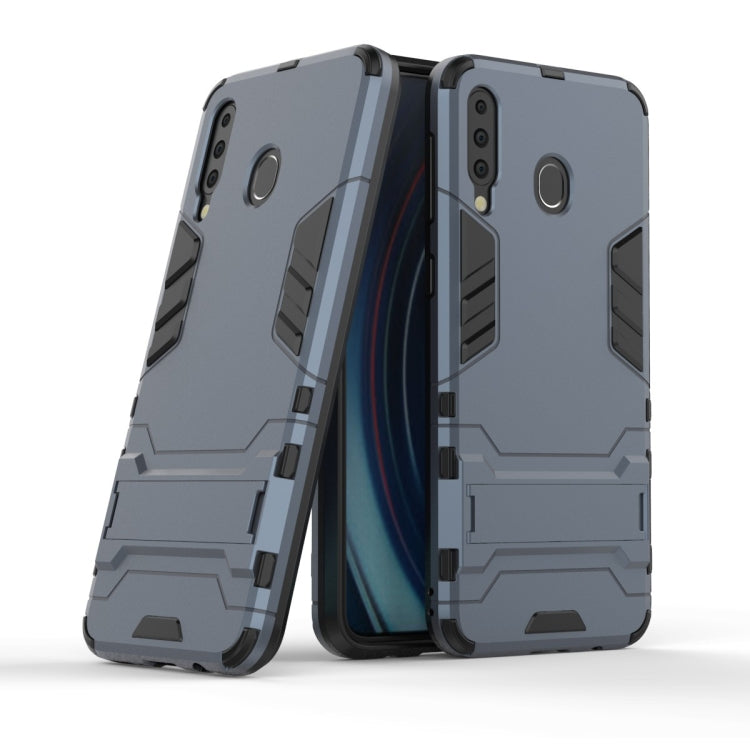 Shockproof PC + TPU Case for Galaxy M30, with Holder
