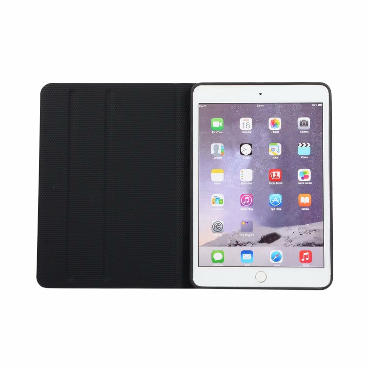 left and right solid color elastic leather case for iPad Mini 1 / Mini 2 / Mini 3  with stand with sleep function, TPU soft shell bottom case