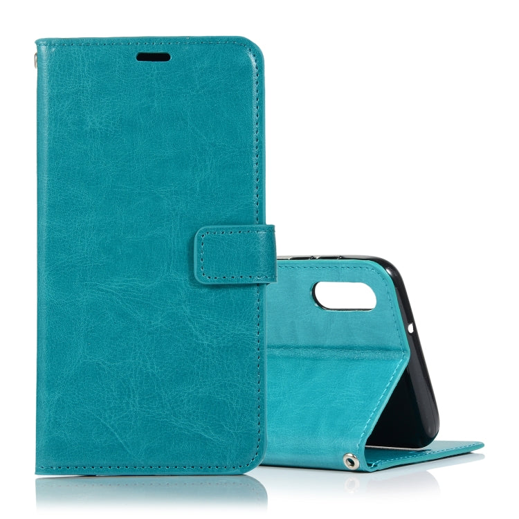 Crazy Horse Texture Horizontal Flip Leather Case with Holder & Card Slots & Wallet & Photo Frame for Galaxy  A10