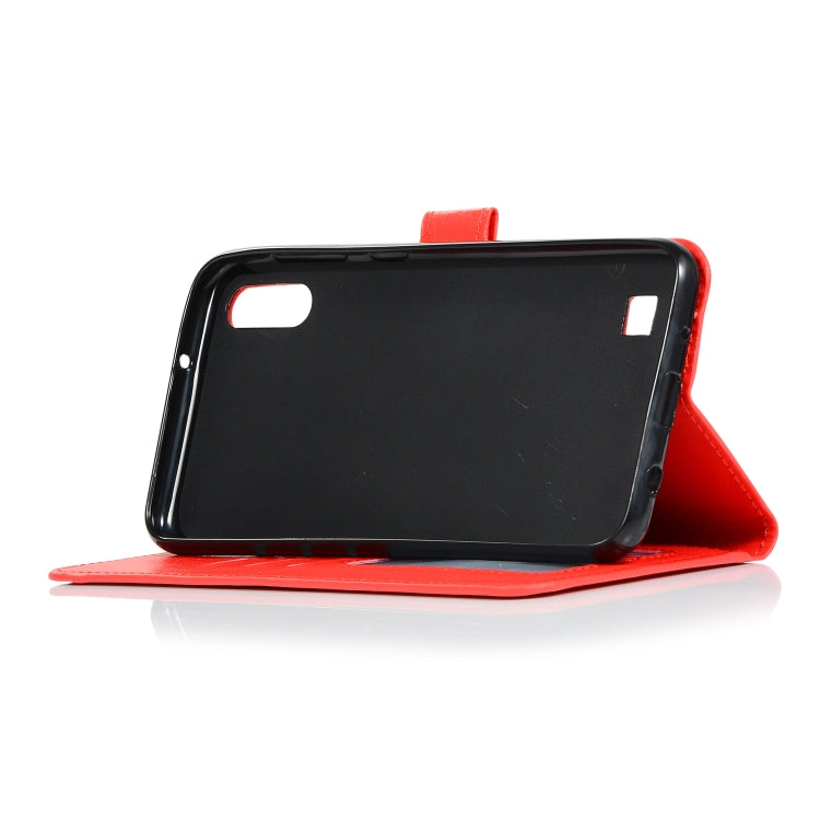 Crazy Horse Texture Horizontal Flip Leather Case with Holder & Card Slots & Wallet & Photo Frame for Galaxy  A10