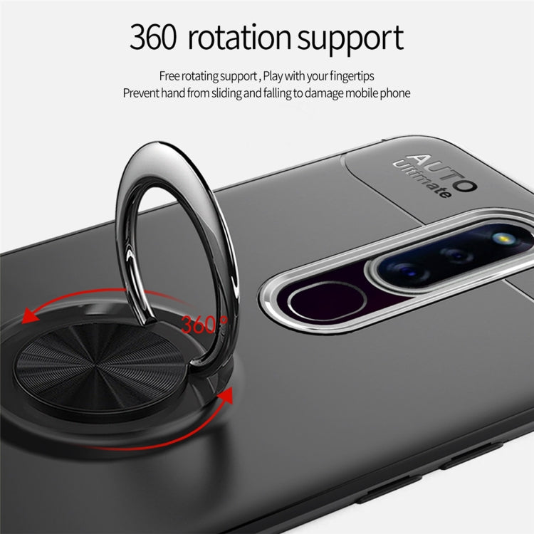 Metal Ring Holder 360 Degree Rotating TPU Case for OPPO F11 Pro